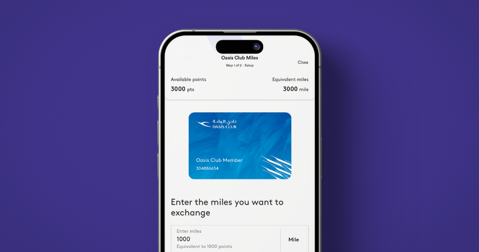 Oasis Club Airmiles
